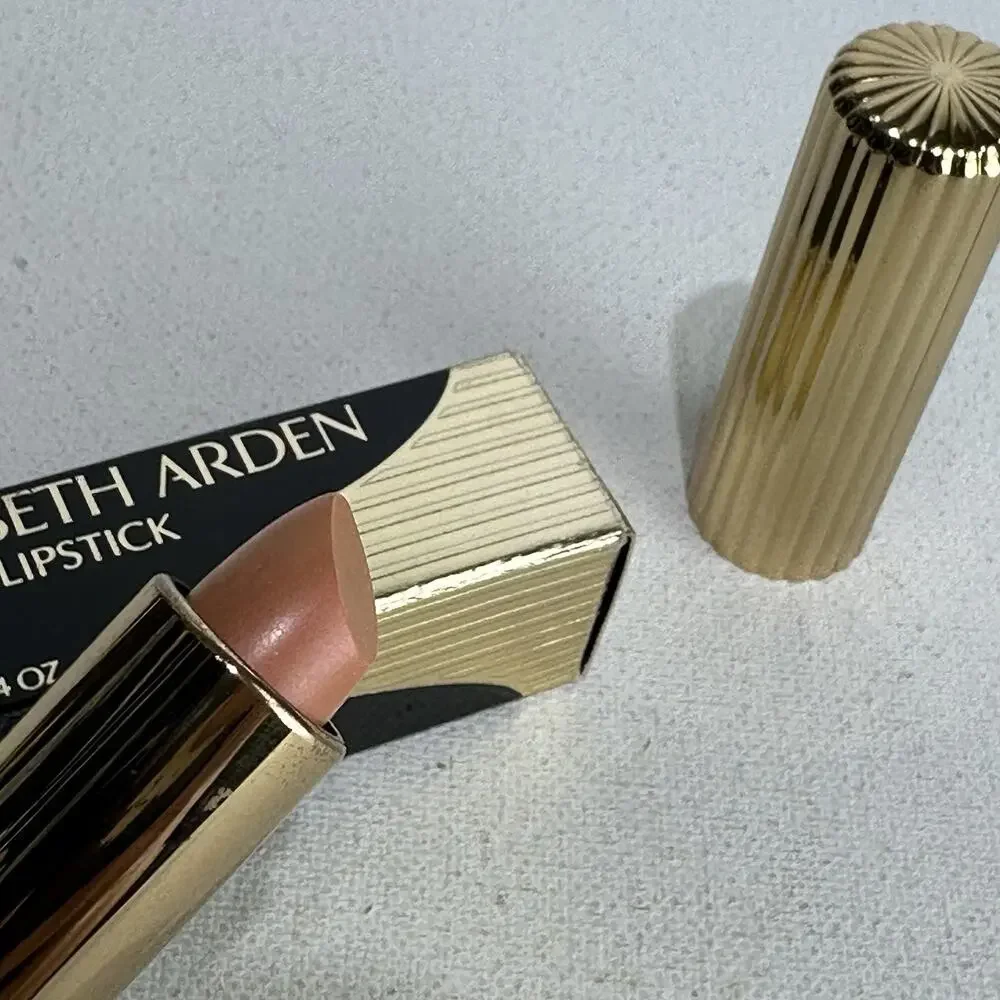Vintage elizabeth arden Gold luxury moisture lipstick Nude